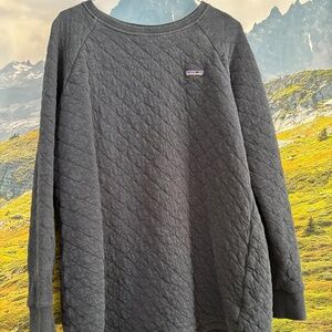 Women's Organic Cotton Quilt Tunic- Navy; Fall 2019